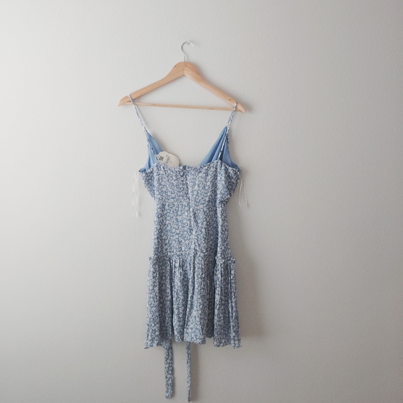 Altar'd State Blue Floral Summer Dress - Picture 5 of 6